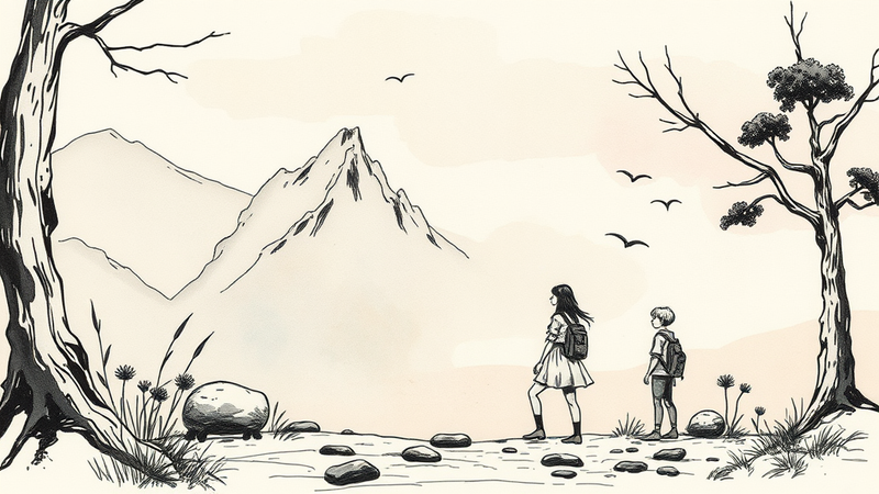 A leader confidently guiding their team towards a shared goal, symbolizing courageous leadership.