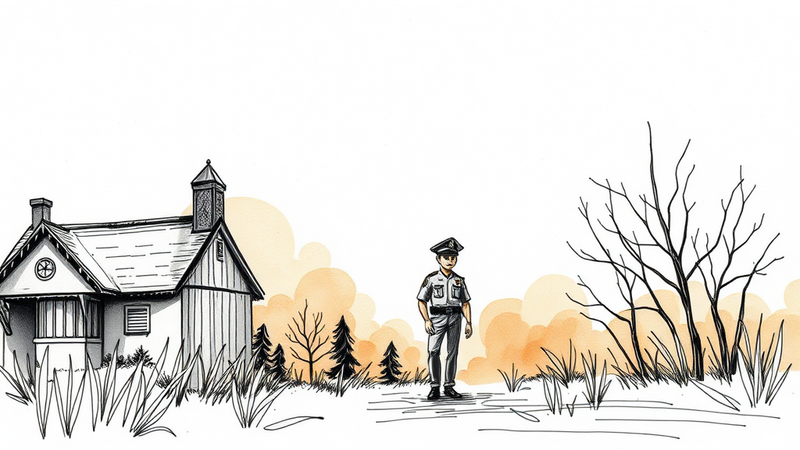 Mourning the loss of a police officer killed in the line of duty, a somber tribute to sacrifice and service.