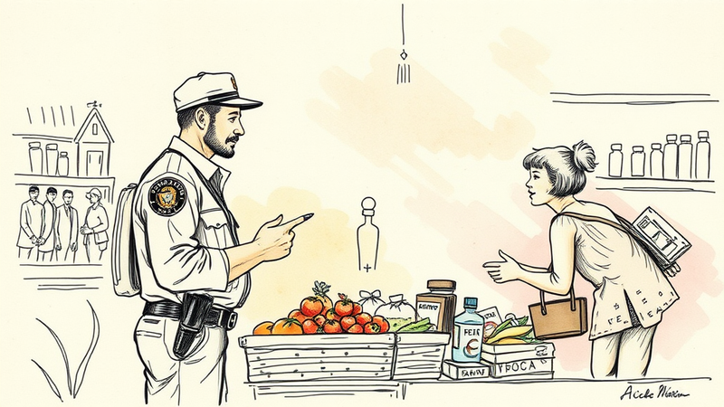 Arkansas police officer buys groceries for family in need after shoplifting arrest, showcasing compassion and community support.