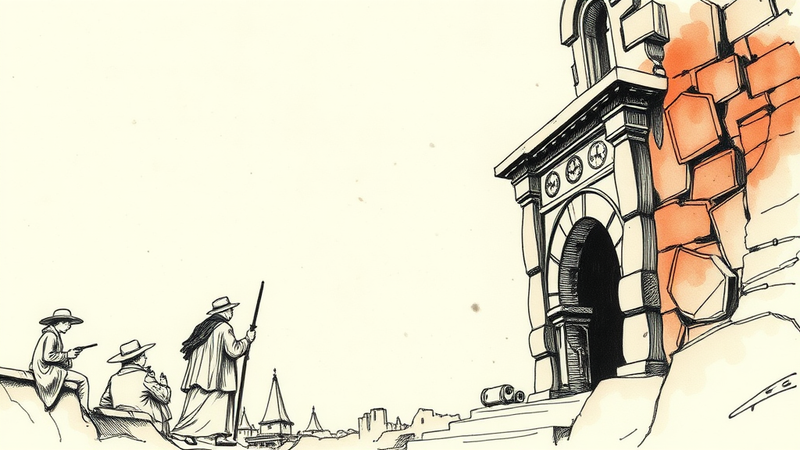 A symbolic image representing the contrast between a Mafia blood oath and Christian faith, such as a cross and a knife.