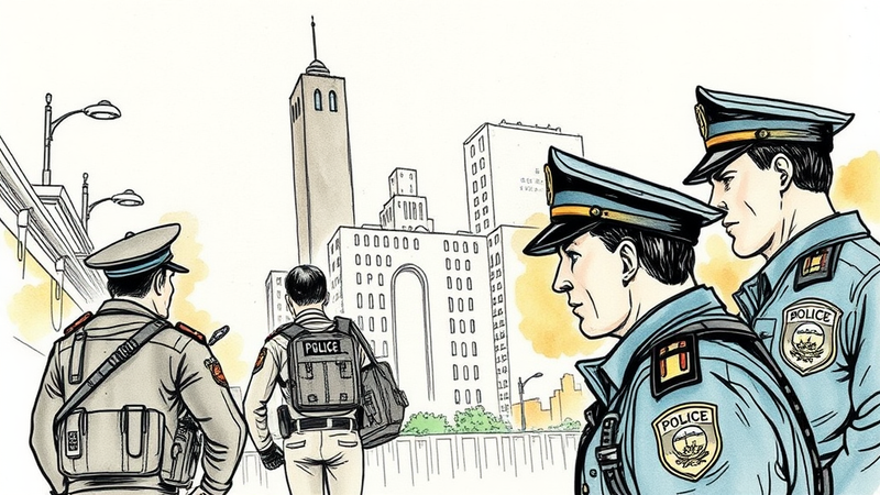 Chicago police officers stand in solidarity, expressing their frustration over the Jussie Smollett case outcome.