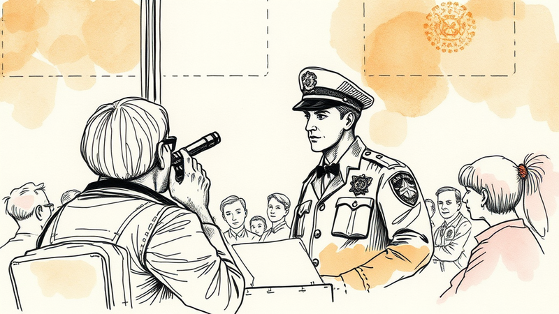 Silhouette of a police officer with head in hands, representing the mental health challenges faced by law enforcement.