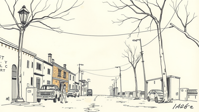 Police officer responding to a bizarre crime scene, highlighting the unpredictable nature of law enforcement.