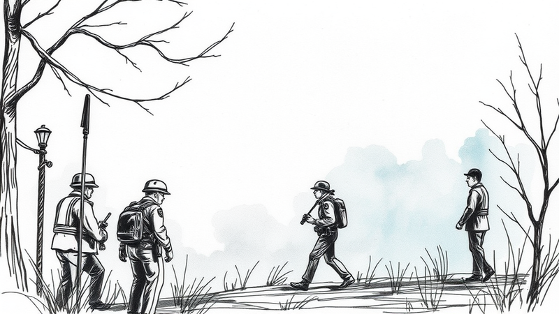 Candles burning at a Police Week vigil, symbolizing remembrance and the cost of service.