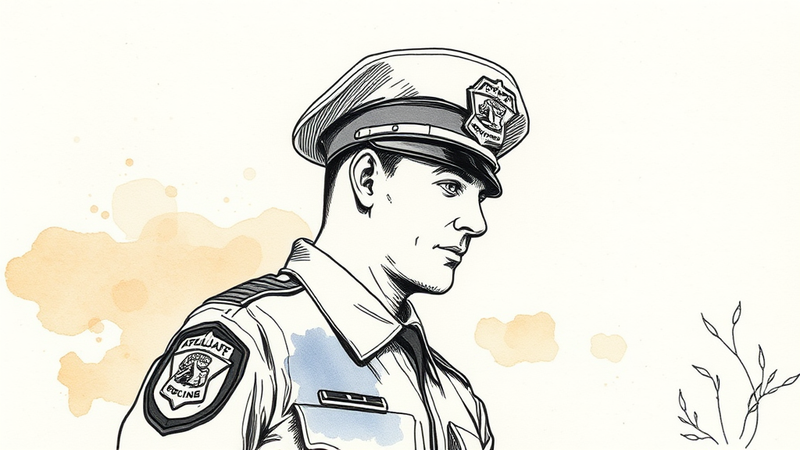 Elm Grove Police Sergeant Joseph Ipavec in uniform. A leader in the department and community, who tragically died by suicide.