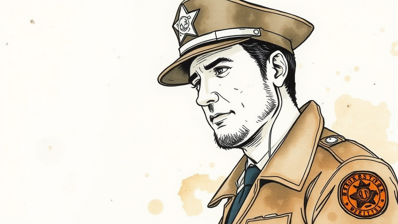 Police car at crime scene with yellow tape, representing the dangers faced by law enforcement officers.