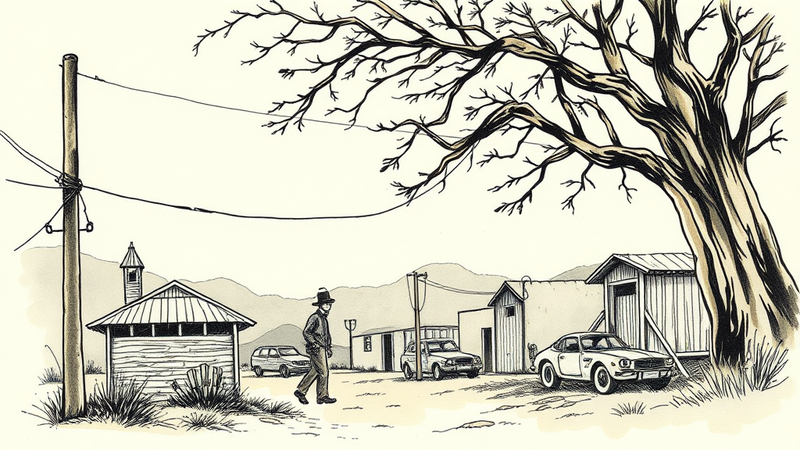 Police officer at a crime scene investigating a fatal shooting, representing the aftermath of a violent encounter.