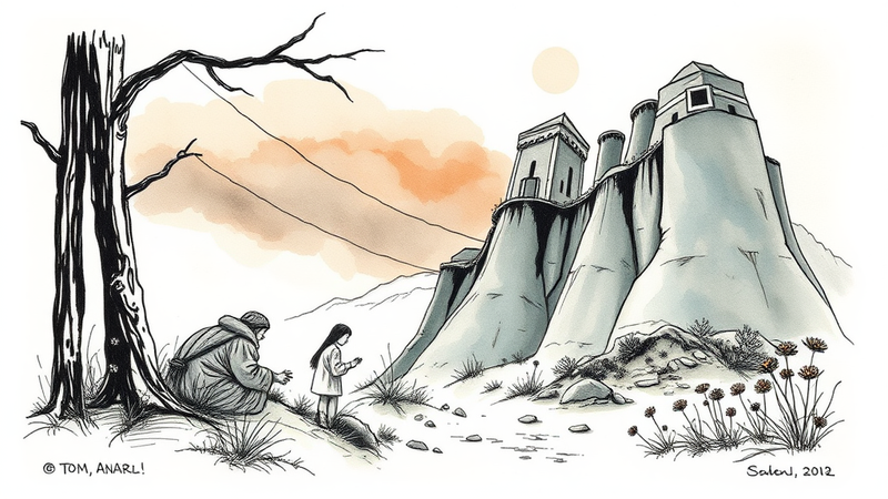 A person kneeling in prayer, symbolizing redemption and grace through faith in Jesus Christ.