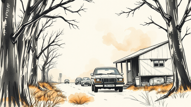 A somber image representing the loss of a Texas deputy killed in the line of duty, highlighting the risks law enforcement faces.