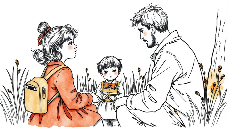 A comforting parent hugging their child, representing the importance of love and security after a traumatic event.