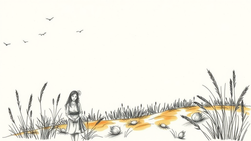 A somber image representing grief and loss, possibly a memorial candle or a peaceful landscape.