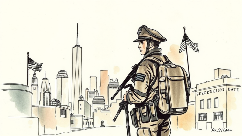 American flag waving in remembrance of 9/11, symbolizing freedom and sacrifice.