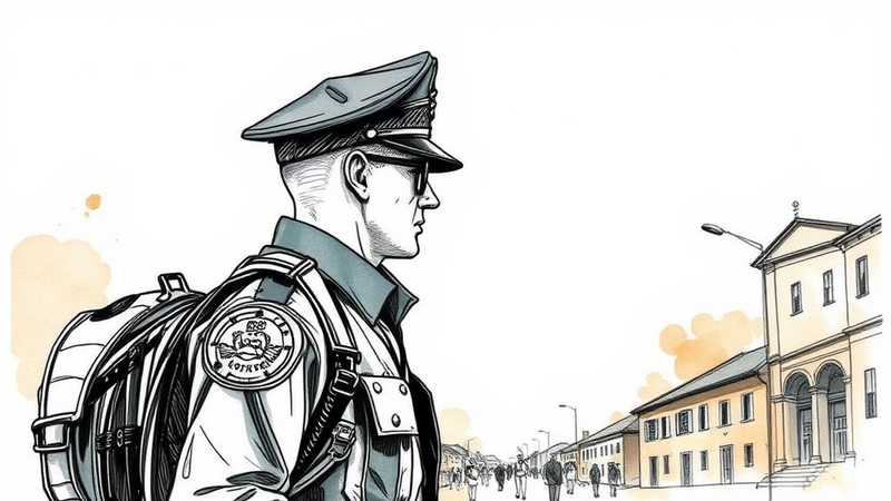 Silhouette of police officer facing a crowd, representing the verbal challenges they face daily.