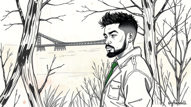 Mugshot of Christian Bey, person of interest in the shooting death of Pittsburgh Police Officer Calvin Hall.