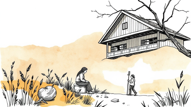 Mourning doves fly over a memorial for victims of a mass shooting, symbolizing peace and remembrance.