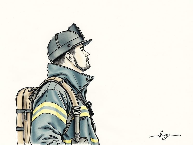 First responder taking a reflective moment after a difficult call, representing the importance of mental wellness