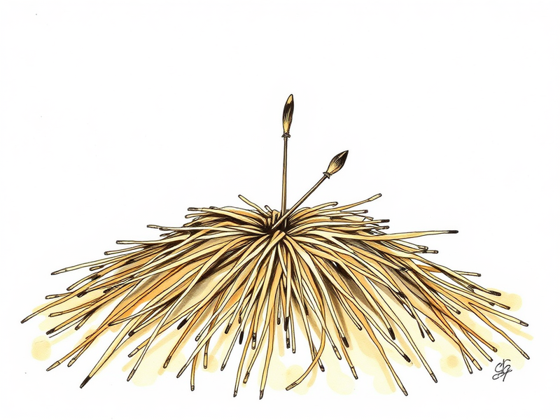 A single needle resting on a pile of hay, symbolizing hope and support found amidst challenges.