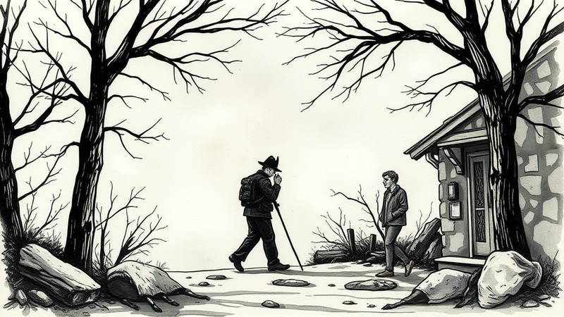 City street at night, symbolizing the potential dangers and temptations that arise after midnight.