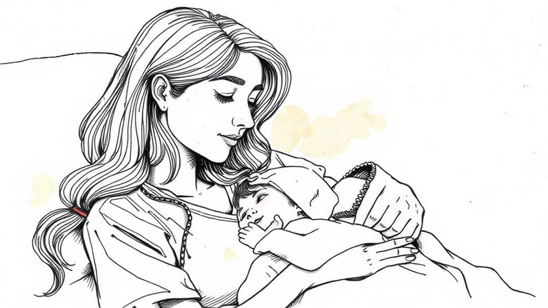 Nurse Liz Smith holding her adopted daughter Gisele, showcasing a heartwarming story of compassion and love.