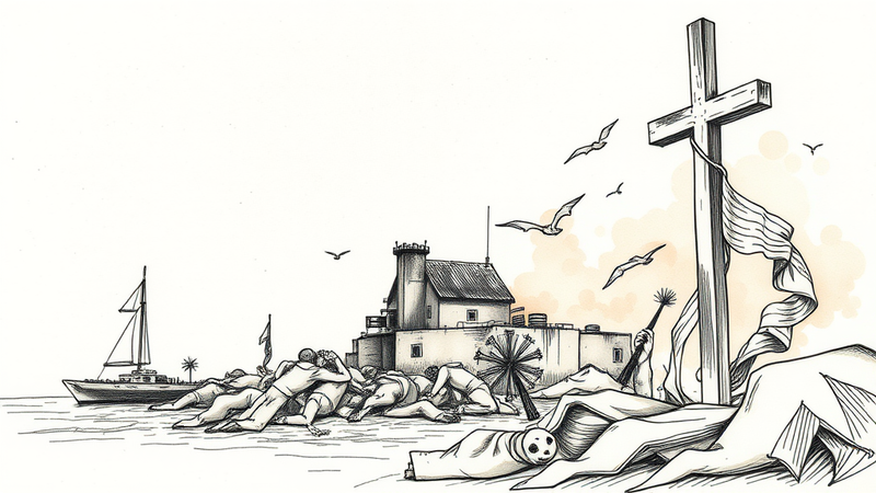 The USS Arizona Memorial at Pearl Harbor, a place of remembrance and reflection on faith and tragedy.