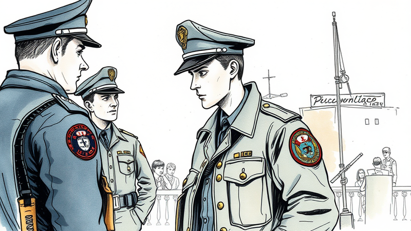 Law enforcement officer on a motorcycle, symbolizing the love-hate relationship with the job and the open road.