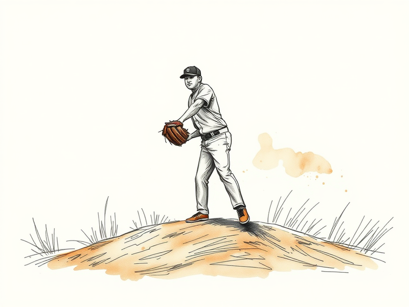 Tyler Skaggs pitching mound memorial