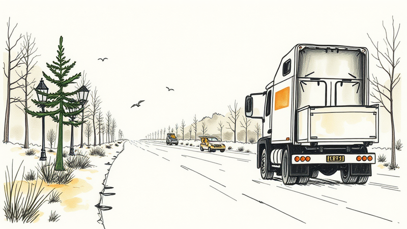 Illinois State Police car at roadside, memorializing Trooper Jones-Story. Shows the dangers of traffic stops.