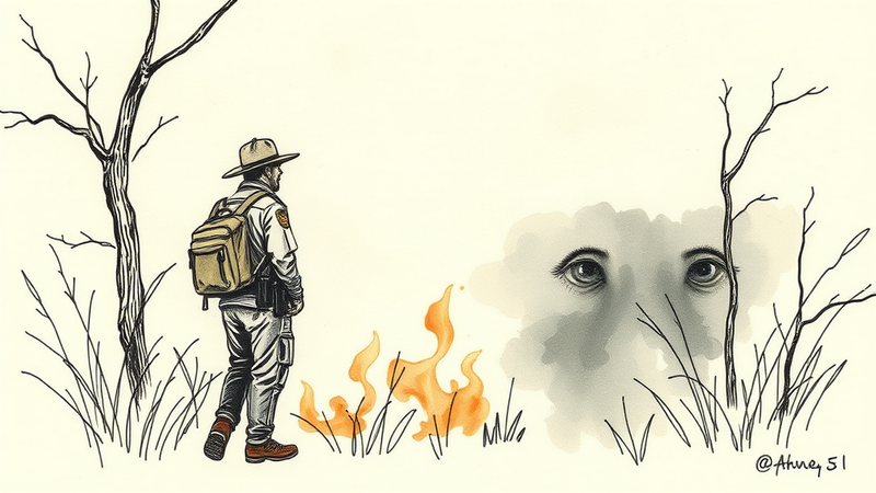 A detective looking thoughtfully at a cold case file, symbolizing the search for justice and the role of faith in unsolved mysteries.