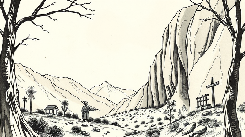 Open Bible with a cross, symbolizing the Christian worldview and its foundational beliefs.