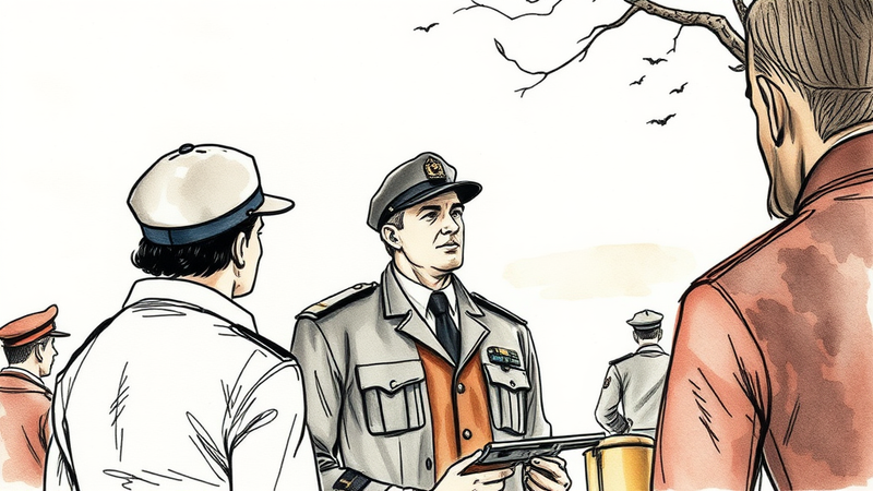 A person being offered a second chance, symbolizing redemption and forgiveness.